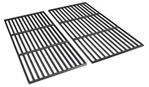 GRILLROSTPROFI 44,4 x 26cm Grillrost Gusseisen/Gusseisen für Weber Spirit I & II E210, E220, S210, S220 ab Baujahr 2013 (mit vorderen Brennerknöpfen)