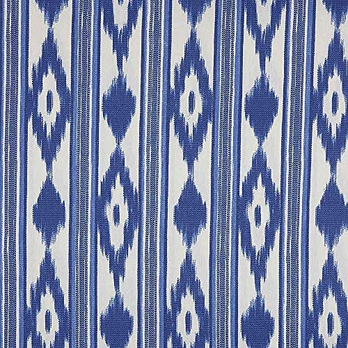 Kt KILOtela - Canvas Dekostoff, Home-Accessoires, Dekorationen, Tischdecken, Vorhänge, Tischdecken, Kissen, Vorhänge, Taschen, Basteln, 100 cm Länge x 280 cm Breite, Geometrisch, Blau - 1 Meter
