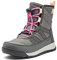 Sorel KIDS WHITNEY II SHORT LACE WATERPROOF Winterstiefel für Unisex Kinder, Grau (Quarry x Grill) - Youth, 37 EU