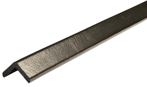 SHG | Eckenschutzprofil | 1000 x 60 x 60 mm | Metall | schwarz | Typ H+, 1-m-Stück, schwarz