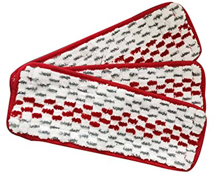Replacement 3 Pieces Microfibre Mop Refill Heads - Floor Washable Pads Mop Pads for Vileda EasyTwist Flat Mop