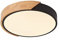 LuFun LED Holz Deckenleuchten,24W Dünne Flache Moderne Unterputzleuchte,Deckenbeleuchtung Lampen für Esszimmer Flur Wohnzimmer Küche Schlafzimmer,Warmweiß,3000K,Ø30cm*5cm