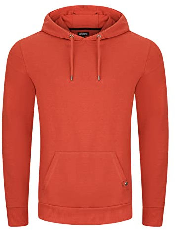 riverso Hoodie Herren RIVTheo Regular Fit Kapuzenpullover Pullover, Größe:5XL, Farbe:Dark Red (15400)