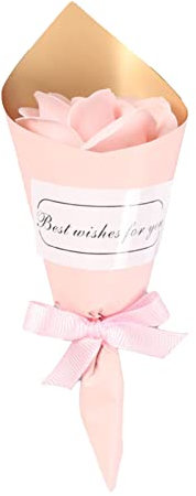 Rutaqian Bouquet de Fleur de Savon Parfumé, Faux Floral Romantique pour Anniversaires, Saint Valentin, Fête des Mères 2
