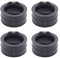 Doo Engy Motorrad Gummi Vergaser Ansaugstutzen Satz Ansaugkrümmer Verbindung Vergasergummi schwarz für Yamaha XJ 600 Diversion N XJ600N XJ600