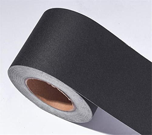 Guest Ruyunlai Wallpaper Border,Peel and Stick Matte Black 10cm X 500cm