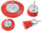 DEARBORN Kit di 4 spazzole a tazza in filo abrasivo con in nylon per trapano con 1/4 di pollice