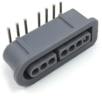 YANHAO [Videospielteile] 10 Stück Ersatz-90-Grad-Buchse, 7-poliger Steckerteil, Steckplatz for Nintendo for SNES-Spielekonsolen-Controller [Ersetzen]