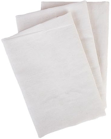 Fezf 3 PCS colador Tela colador de Tela hogar y Cocina Bolas filtrantes Filtro de Leche Bolsa de Filtro de líquido Bolsa colador de Malla Fina Filtro Alimentos algodones de Filtro