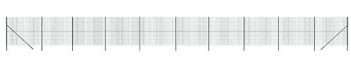 vidaXL Clôture en Treillis métallique Vert 2,2x25 m Acier galvanisé