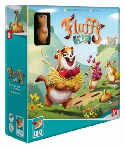 LOKI | Fluffy Valley | Kinderspiel | für 1 bis 4 Spieler ab 6 Jahren | alleine spielbar