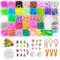 BIZEE 2700+ Loom Bands, for Boys and Girls 32 Dazzling Colors, Loom Bands Starter Kit for Refill Making Craft Kits, DIY Bracelet Making Kit with Accessories and Storage Box