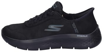 Skechers Go Walk Flex Mali, Zapatillas Mujer, Black Textile/Trim, 37.5 EU