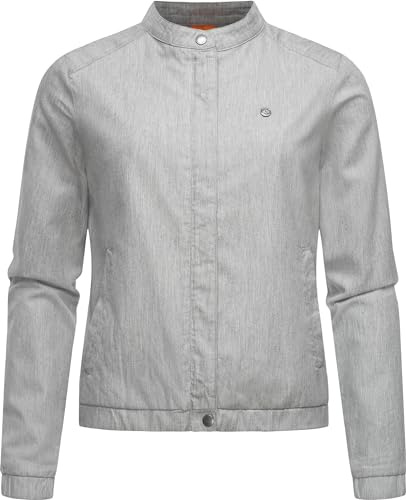 Ragwear Damen leichte Sommerjacke in Denim-Optik Blousonjacke kurz Jeansjacke Malawi Denim YOUMODO XS-XXL