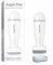Angel Kiss Derma Stamp - 120 Titan-Nadeln Microneedling Stempel für Gesicht und Körper - 0–2,0 mm verstellbar - Microneedle Roller Stamp für Haare, Bart, Gesicht und Körper