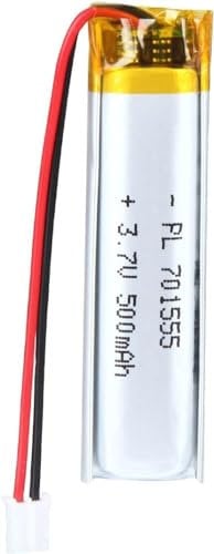 3.7V 500mAh 701555 Li-ion Rechargeable Lithium Polymer Li-Po Battery