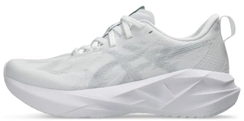 ASICS Women's NOVABLAST 5 Running Shoes, Weiß/Piedmont Grau, 37 EU