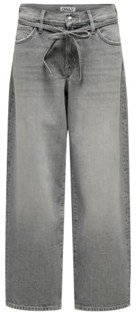 ONLY ONLGIANNA MW Straight DOT757 DNM NO Medium Grey Denim