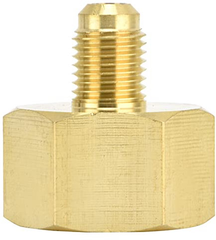 Nimomo Kältemitteladapter, W21 auf 1/4SAE Klimaanlagenzubehör Kältemittelfülladapter Konverteranschluss für R32 R134A