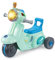 VTech - Porteur Scooter Interactif 3 en 1 Bleu, Moto Porteur Bébé, Tricycle Évolutif avec Tableau d'Éveil Interactif, Jouet d'Activité et de Développement, Cadeau Bébé Dès 1 an - Contenu en Français