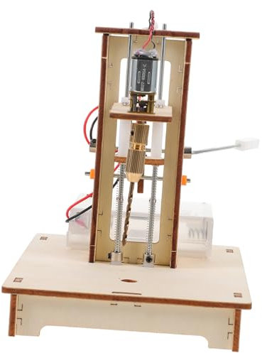 PHENOFICE Mini Tischbohrmaschine Für Holz Diy Bastel Heimwerker Werkzeug Bohrmaschine Mit Stabilem Tisch Für Präzise Bohrvorgänge