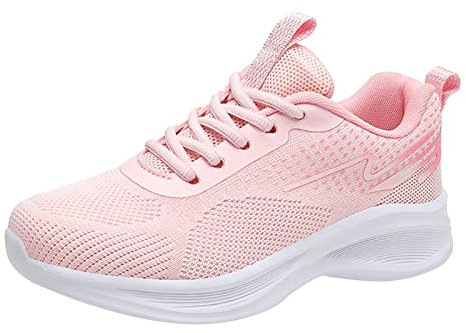 Godom Bench Sneaker Damen, Plateau Schuhe Damen High BootDamenschuhe Einfarbig Schaukelboden Freizeitschuhe Hohl Atmungsaktiv Flachboden Schaukelschuhe Turnschuhe Damenschuhe Stiefeletten Gefüttert