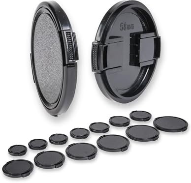 Lens-Aid Retro Objektivdeckel 72mm mit Clipverschluss für Kamera-Objektive | Lens Cap Ersatz für Digitale Retro-Kameras, Analogkameras | kompatibel mit Fujifilm, Sony, Canon, Nikon