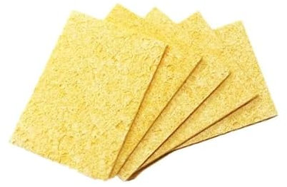 Soldering Iron Tip Cleaning Sponge Pads Yellow Honeycomb Sponges (10)