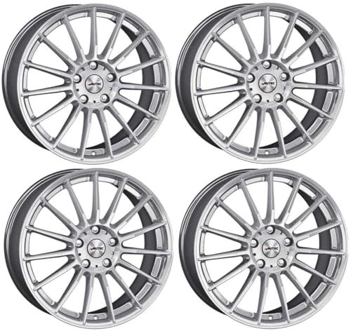 4x Autec Felgen LAMERA 8.0x18 ET38 5x114,3 Hyper Silber kompatibel mit Mitsubishi Outlander ASX Eclipse Cross Lancer