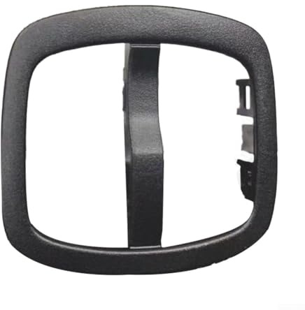 ZWEquipint Zentraler Armaturenbrett-Tunnel-Knopfrahmen, für Smart für Fortwo 451 2007 2014, schwarzer Kunststoff-Innenschalter-Steuerungsersatz