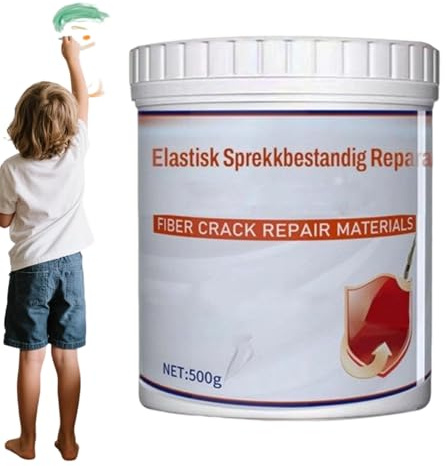 Spachtelmasse zur Reparatur von Löchern in Wänden, 500 g, für Gipskartonplatten mit hoher Festigkeit, Spachtelmasse für Reparatur und Füllung von Wänden, für Badezimmer, Zuhause, Schlafsaal
