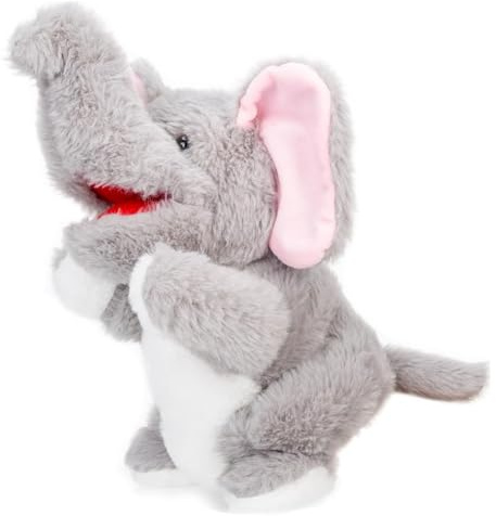 Jnchdghwa Giocattolo da Lotta per Gatti - Guanto da Lotta per Gatti Resistente Ai Morsi per Un Gioco Interattivo Sicuro, per Gattini e Cuccioli (Elefante)