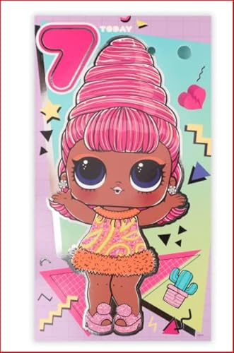 LOL Surprise LO003 7th Birthday Card