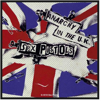 The Sex Pistols Patch Anarchy in the UK Band Logo Nue offiziell Sew On One Size