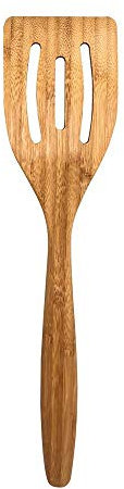 Jean-Patrique Bamboo Slotted Spatula - Firm Grip, Ideal for Cooking, Multi Purpose Food Turner, 12