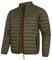Indicode Herren Islington leichte Steppjacke in Daunenjacken-Optik | Übergangsjacke Regenjacke Army, S