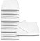 ARLI 10x Handtuch 50 x 90 cm weiß 10er Set Pack Gästetücher Handtuch 100% Baumwolle 10 Handtücher hochwertige Frottier Frottee klassisch Design Handtuchaufhänger Aufhänger Weiss