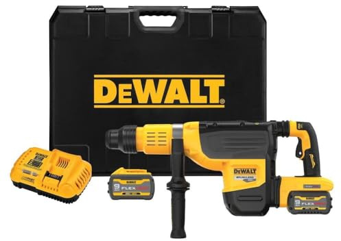 DEWALT DCH775X2 60V MAX* 2 In. Brushless SDS MAX Combination Rotary Hammer Kit