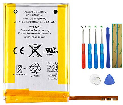 Swark Akku 616-0550,616-0551 Kompatibel mit Touch 4 (4th Generation) A1367 8GB, 16GB, 32GB, 64GB with Tools