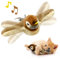 KreizyGo Cat Toys, Flapping Wings Sparrow, No Flying, Chirping Bird Toy, Touch Activated, Rechargeable