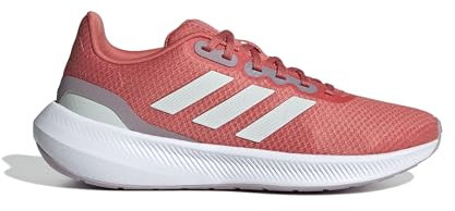 adidas Women's Runfalcon 3.0 Shoes, preloved scarlet / crystal jade / fig, 3.5 UK