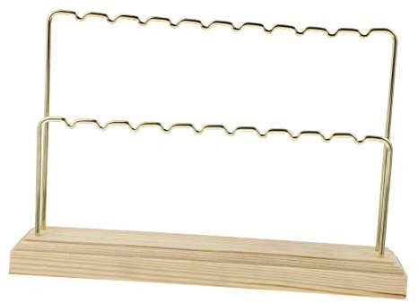 WOONEKY Support De pour Boucles Oreilles Organisateur De Bijoux Minimaliste avec Base Rangement Pratique Et Élégant pour Accessoires De Mode