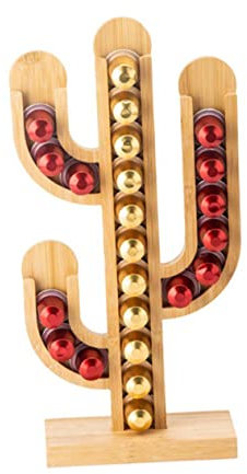 UPKOCH Support à Dosettes De Café Forme De Cactus Pour Cuisine Et Bar Organisateur Décoratif Pour Bureau Avec Base Amovible