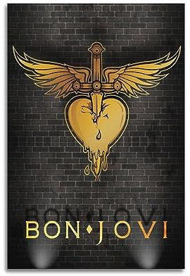 VZRSQZK Bon Jovi Premium-Edition-Poster, dekoratives Gemälde, Leinwand, Wandposter und Kunstdruck, modernes Familienschlafzimmer-Dekor-Poster, 20 x 30 cm