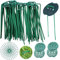 Naturezhen Picchetti Giardino, Picchetti Telo Pacciamatura, Include 50 Picchetti Zincati Fissaggio Prato con 20 Rondelle, Utilizzati per Fissare Prati, Recinzioni, Teloni Tubi（Diametro 3MM）