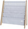3 Sprouts Kinder Bücherregal aus Holz – Montessori Regal für Kinderzimmer - Gingham Blau