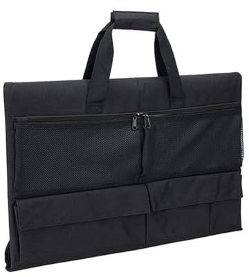 Brensty Travel Carrying Case for 24 Inch Desktop Computer, Protective Storage Bag for Monitor Dust Cover with Handle, Black