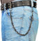 MILAKOO Punk Rock Anti-lose Firm Secure Key Chain for Man Women Emo Cool Accessories Link Chains Belt