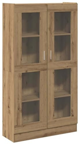vidaXL Highboard Artisan-Eiche 82,5x30,5x150 cm Holzwerkstoff, Sideboard, Beistellschrank, Aufbewahrungsschrank, Schrank, Lagerschrank, Hochschrank