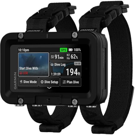 Garmin Descent™ X50i, computer subacqueo premium, display touchscreen da 3 | Display touchscreen a colori da 3 pollici, 20 ATM Dive-Rated, pulsanti a tenuta stagna, modalità di immersione multipla